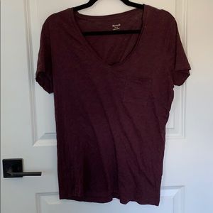 Whisper Cotton V-Neck Pocket Tee